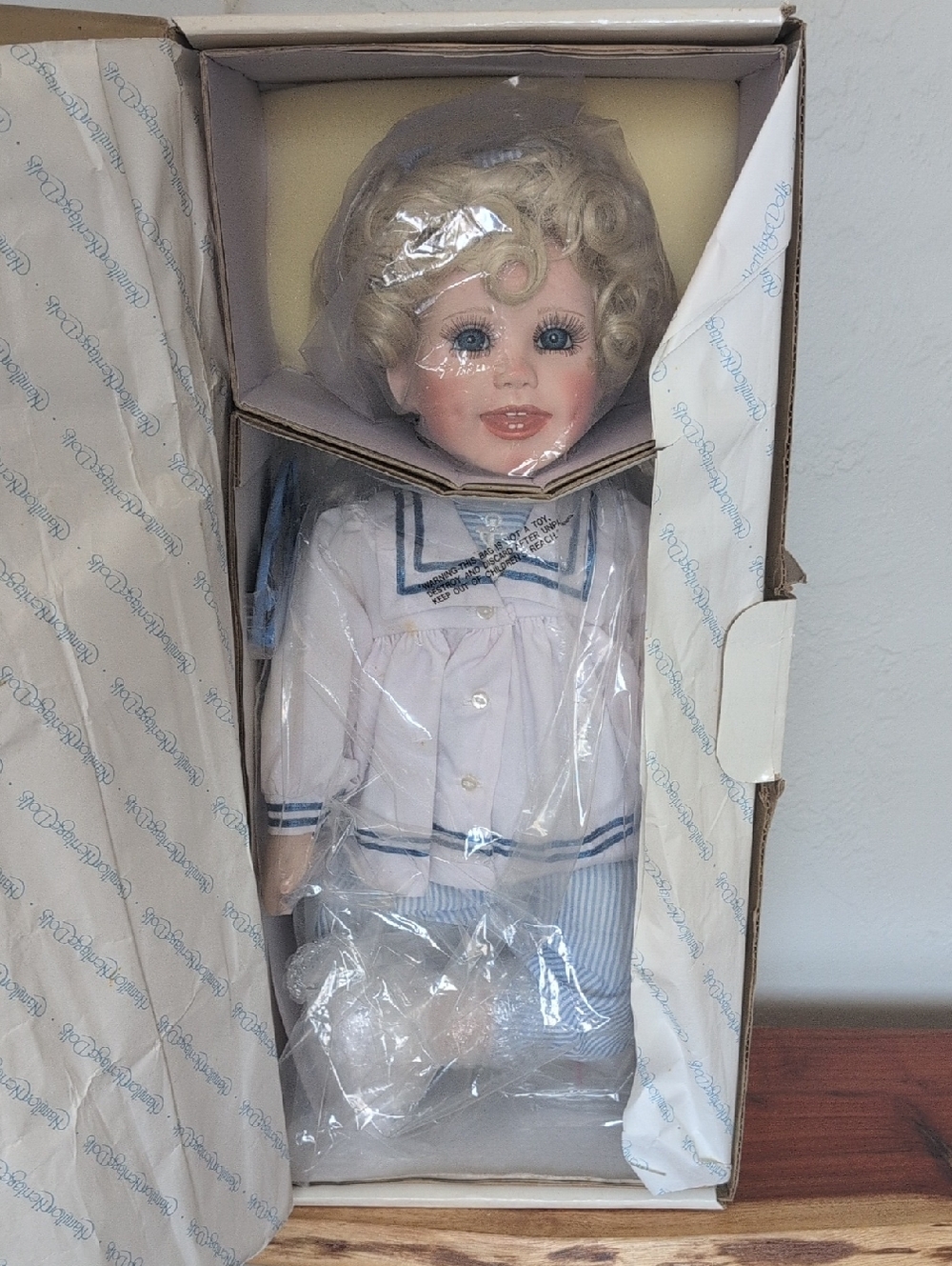 Vintage 1991 Heritage Dolls Michelle Porcelain Doll Virginia Ehrlich Turner